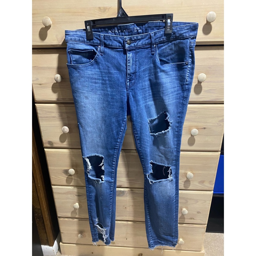 Ava & Viv ripped jeans 14W